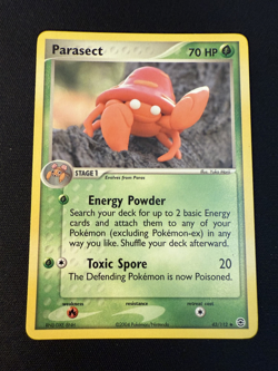 Parasect - Non-Holo #43 FireRed and LeafGreen Pokemon TCG - Image 1