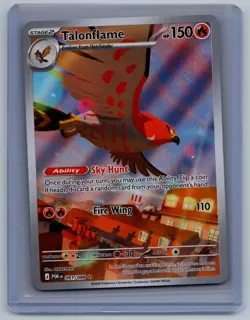 Talonflame 091/088 Holo Illustration Rare Perfect Order Pokemon Near Mint - Image 1