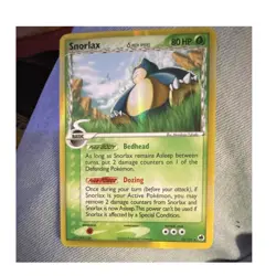 Pokemon Snorlax Delta Species 10/101 EX Dragon Frontiers Holo Rare - Image 1