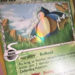 Pokemon Snorlax Delta Species 10/101 EX Dragon Frontiers Holo Rare - Image 3