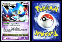 AZELF LV.X 140/146 HOLO LV.X RARE LEGENDS AWAKENED POKEMON MP - Image 3