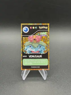 Pokemon Venusaur #003 Gold Foil Pokedex Black Edition 2024 Peru Us Seller - Image 1