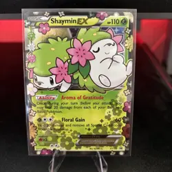 Pokemon 2016 Shaymin EX XY148 Black Star Promo NM - Image 1