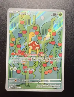Pokemon TCG Shuckle 136/132 Me01 Mega Evolution Holo - Image 3