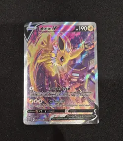Jolteon V SWSH183 Pokemon Sword & Shield Black Star Promos Premium ~NM - Image 1