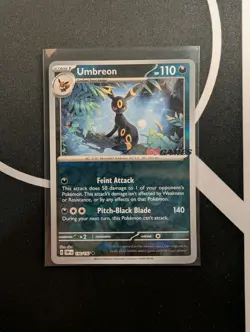 Umbreon 130 (EB Games Stamp) Obsidian Flames Promo Holo Rare - Pokemon TCG - Image 1