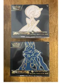Pokemon Mega Evolution Pokemon Center ETBs Gardevoir & Lucario (2 ETBS) *SEALED* - Image 1