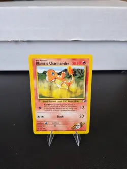1999-2000 Pokemon TCG - Gym Heros- Non Holo- Blain's Charmander 61/132 - Image 1
