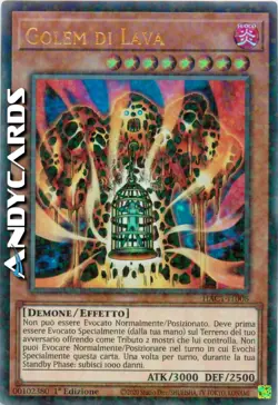 GOLEM DI LAVA • (Lava Golem) • Ultra R DTT • HAC1 IT008 • 1Ed • YUGIOH ANDYCARDS - Image 1