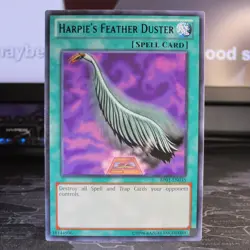 1X HARPIE'S FEATHER DUSTER - BP01-EN035 - 1ST/UNLIMITED - RARE - YUGIOH - Image 1