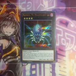 1X NUMBER 70: MALEVOLENT SIN DUSA-EN014 1ST ULTRA NEAR MINT YUGIOH - Image 1