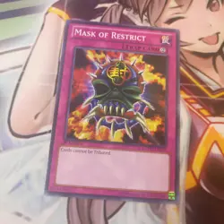 1X MASK OF RESTRICT LCYW-EN179 COMMON YUGIOH - Image 1