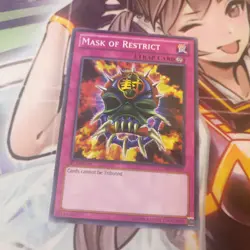 1X MASK OF RESTRICT LCYW-EN179 COMMON YUGIOH - Image 3