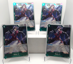 Baby 5 Playset - OP05-034 x4 - Awakening of the New Era - One Piece TCG - Image 1
