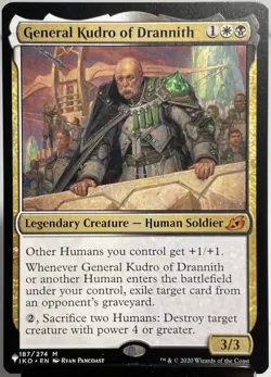 mtg magic General Kudro of Drannith ENGLISH General Koudro de Drannith the list - Image 1
