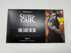 MTG Secret Lair Playstation The Last of us Part II - Foil Edition SEALED IN HAND - Image 1
