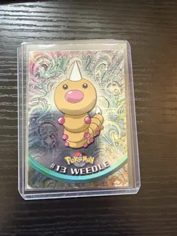 Pokemon Topps TCG Pokemon Weedle #13 Holo - Image 1