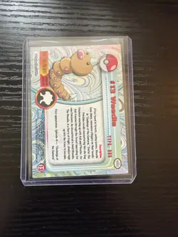 Pokemon Topps TCG Pokemon Weedle #13 Holo - Image 2