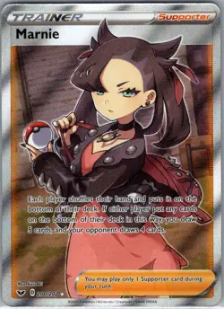 Marnie (Full Art) 200/202 SWSH01: Sword & Shield Base Set - Pokemon Card - NM - Image 1