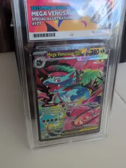 Pokemon TCG Mega Evolutions Venusaur EX 177/132 Special Illustration Rare Ace 10 - Image 3