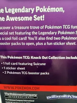 Pokemon TCG Knock Out Collection Box Lot 10 Suicune Kyogre Promo English - Image 4
