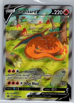 Charizard V - SWSH260 SWSH: Sword & Shield Promo Cards - Pokemon Card - NM - Image 1
