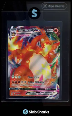 2020 POKEMON SWORD & SHIELD DARKNESS ABLAZE #020/189 CHARIZARD VMAX HOLO - Image 1
