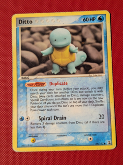 Pokemon TCG - Ditto (Squirtle) - 64/113 Yuka Morii - EX Delta Species MP - Image 1
