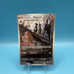 The Pokemon Company Team Rocket's Dugtrio 239/217 Rare Holo English 2024 100 HP - Image 1