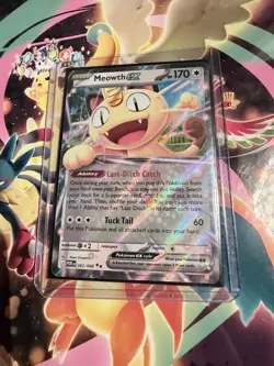 Pokemon TCG Meowth EX 62/88 Double Rare Perfect Order - Image 1