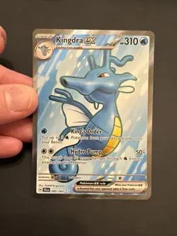 Pokemon Kingdra EX 080/064 Holo Ultra Rare Full Art Shrouded Fable Nm - Image 1