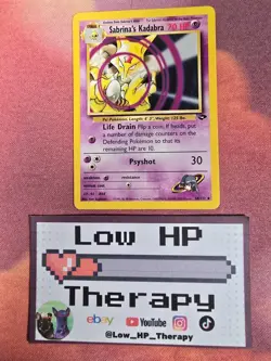 ✨ Sabrina's Kadabra 58/132 Gym Challenge 1st Edition WOTC Pokemon - Image 3