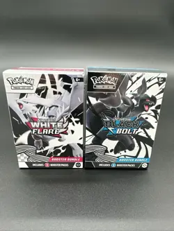 Pokemon TCG Booster Bundle Scarlet & Violet White Flare Black Bolt 2 Boxes - Image 1