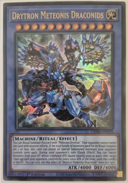 YuGiOh Drytron Meteonis Draconids Ultra Rare 1st Edition GEIM-EN029 - Image 1