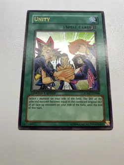 Yugioh Unity Limited Edition Ultra Rare JUMP-EN006 HP - Image 1