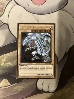 Blue-eyes White Dragon PGLD-EN080 1st Edition Ultra Rare Yugioh (A) - Image 2