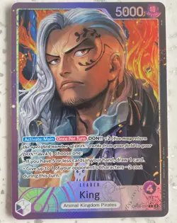 King Alt Art Leader Op08-057 - One Piece Card Game Two Legends - English - Image 1