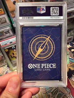 Monkey D. Luffy P-037 PR RARE Gen Con Foil 2023 One Piece Card English PSA 10 - Image 2