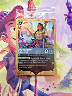 Pocahontas Steadfast Traveler - Disney Lorcana Wilds Unknown - Prerelease Promo - Image 1