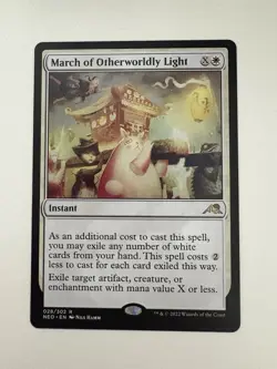 March of Otherworldly Light MTG Magic the Gathering Card NM Near Mint NEO - Image 1