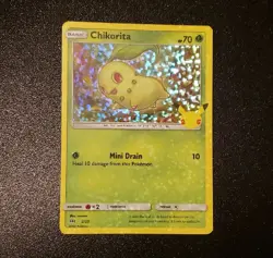 Chikorita 2/25 Holo Rare Pokemon Card McDonalds Collection Happy Meal Clean - Image 1