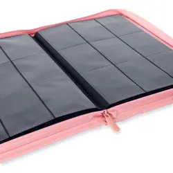 Vault X - 9-Pocket Exo-Tec® Zip Binder / Card Case - Just Pink - Image 4