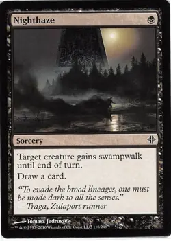 Nighthaze *PLAYSET* Magic MtG x4 Rise of the Eldrazi SP - Image 1