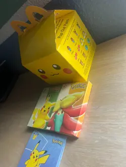 Pokemon Mcdonalds box and 3 packs of Unopended Pokemon Packs From Various Years - Image 2