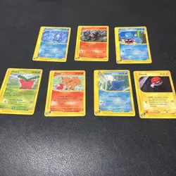 Aquapolis Pokemon Card Lot LP Vulpix Voltorb Houndour - Image 1