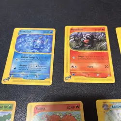 Aquapolis Pokemon Card Lot LP Vulpix Voltorb Houndour - Image 2