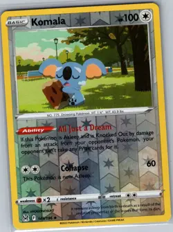 Komala 149/196 Reverse Holo SWSH11: Lost Origin - Pokemon Card - NM - Image 1