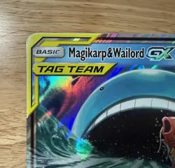 Pokemon TCG Magikarp Wailord GX Tag Team SM166 Jumbo Card - In Top Loader! - Image 4