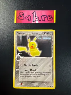 LP Condition Pikachu Pop Series 5 13/17 Pokemon Card - Image 1
