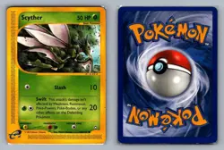 Scyther #106 Aquapolis Pokemon Card - MP - Image 1